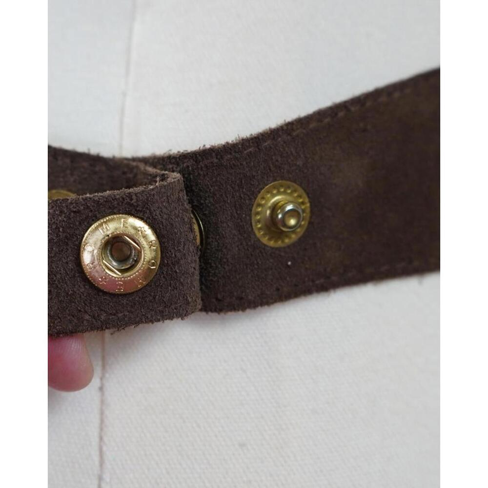 Vintage Shearling Suede‎ Vest Brown Sherpa OS - Picture 5 of 7